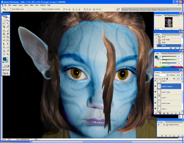 Creation of Avatar Mania: Step 3